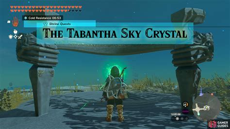 Players will have to jump between islands to get to the Shrine and the Shrine Crystal. . Tabantha sky archipelago